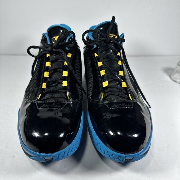 Jordan CP3.V 5 Chris Paul Black Orion Blue Yellow 467821-015 Men\'s Size 13 main image 10